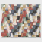 Colorful Art Nouveau Pattern  Cadeaupapier (Vlak)