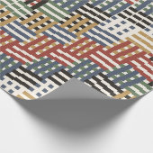 Colorful Art Nouveau Pattern  Cadeaupapier (Hoek)