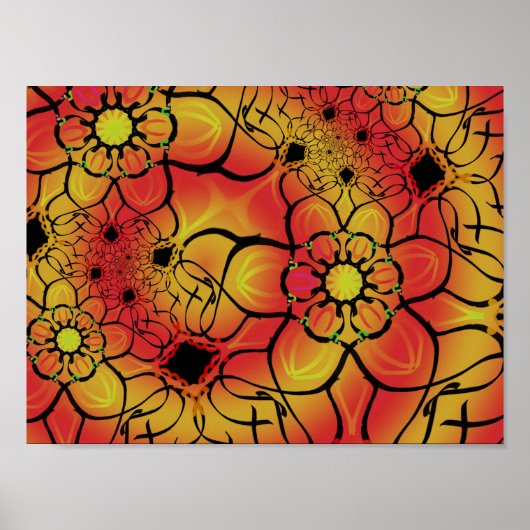 Colorful Art poster van Jimette Design. (Voorkant)