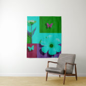 Colorful Art Tapestry Wandkleed (In situ)