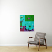 Colorful Art Tapestry Wandkleed (In situ)