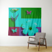 Colorful Art Tapestry Wandkleed (In Situ (horizontaal))