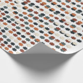 Colorful artNouveau Floral Pattern  Cadeaupapier (Hoek)