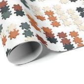 Colorful artNouveau Floral Pattern  Cadeaupapier (Rol Hoek)