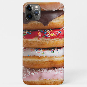 Colorful Assorted Sprinkles Chocolate Sweet Donuts iPhone 11 Pro Max Hoesje