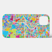 Colorful Atlanta Map Case-Mate iPhone Case (Achterkant (horizontaal))