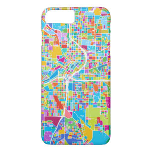 Colorful Atlanta Map Case-Mate iPhone Case