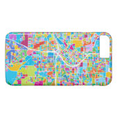 Colorful Atlanta Map Case-Mate iPhone Case (Achterkant (Horizontaal))