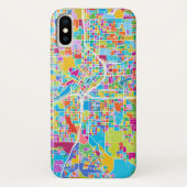 Colorful Atlanta Map Case-Mate iPhone Case (Achterkant)