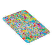 Colorful Atlanta Map Magneet (Rechterzijde)