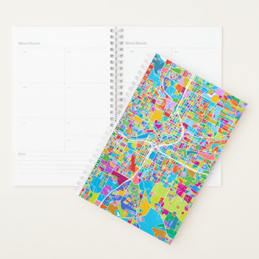 Colorful Atlanta Map Planner (Display)
