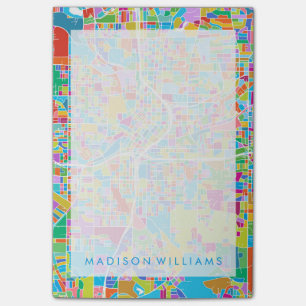 Colorful Atlanta Map Post-it® Notes