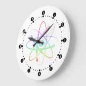 Colorful Atom Science Power Grote Klok (Hoek)