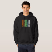 Colorful Audio Engineer Sound Vu Meter Hoodie (Voorkant volledig)