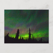 Colorful Aurora over Alaska Briefkaart (Voorkant)