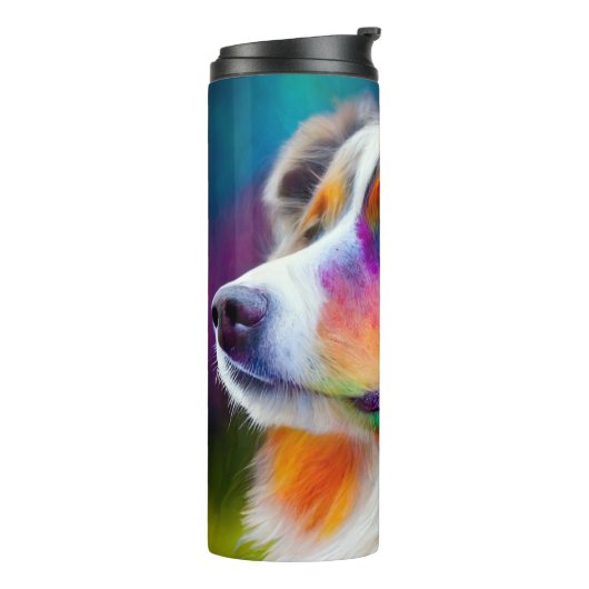 Colorful Aussie Thermosbeker (Gedraaid links)