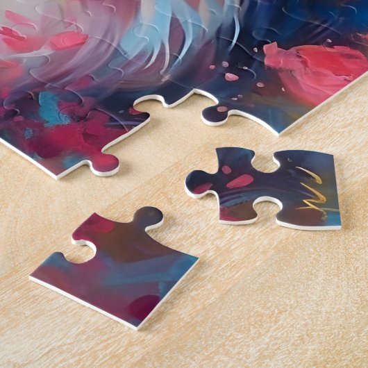 Colorful Australian Shepherd Legpuzzel (Zijkant)