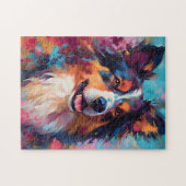 Colorful Australian Shepherd Legpuzzel (Horizontaal)