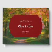 Colorful Autumn Day Wedding Gastenboek (Voorkant)