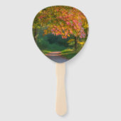 Colorful Autumn Day Wedding Handwaaier (Achterkant)