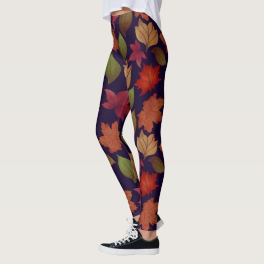 Colorful Autumn Herfst leaf Leggings (Links)