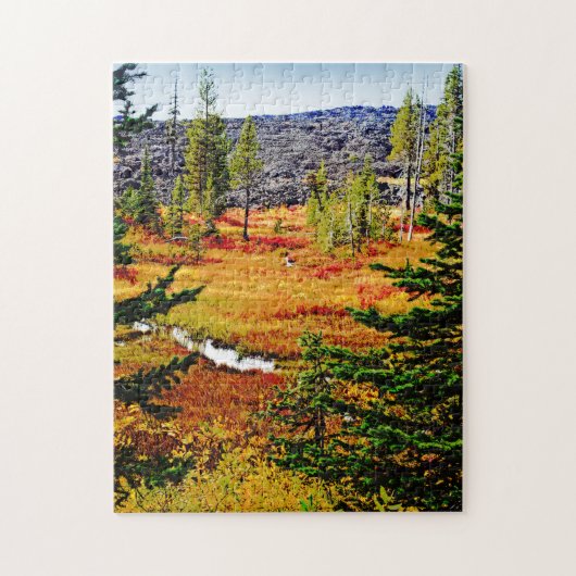 Colorful Autumn Landschap Legpuzzel (Verticaal)