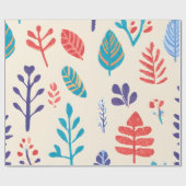 Colorful Autumn Leaf Cadeaupapier (Vlak)