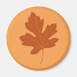 Colorful Autumn Leaf Magnet