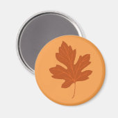 Colorful Autumn Leaf Magnet (Voorkant / Achterkant)