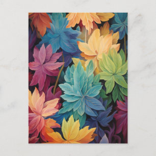 Colorful Autumn Leaves Briefkaart