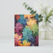 Colorful Autumn Leaves Briefkaart (Staand voorkant)