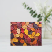 Colorful Autumn Leaves Briefkaart (Staand voorkant)