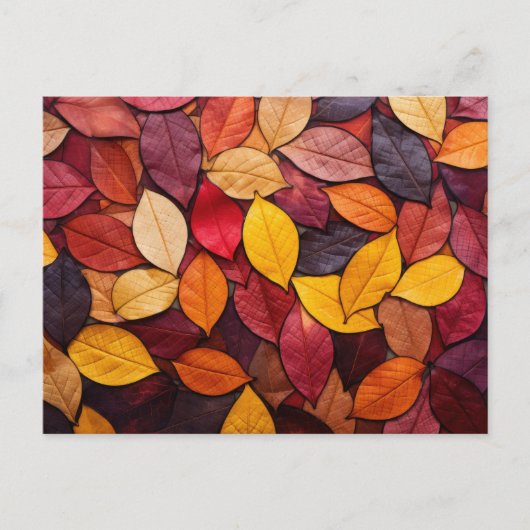 Colorful Autumn Leaves Briefkaart (Voorkant)
