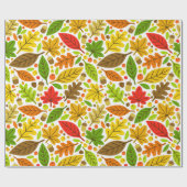 Colorful Autumn Leaves Cadeaupapier (Vlak)