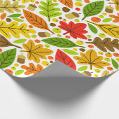 Colorful Autumn Leaves Cadeaupapier (Hoek)