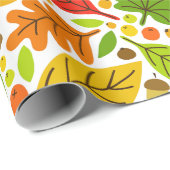 Colorful Autumn Leaves Cadeaupapier (Rol Hoek)
