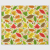 Colorful Autumn Leaves Cadeaupapier (Vlak)