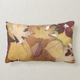 Colorful Autumn Leaves Collage Kussen