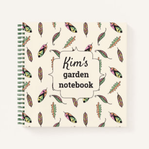 Colorful Autumn Leaves Garden Journal-laptop Notitieboek