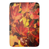 Colorful Autumn Leaves, goudrood oranje esdoorblad Badmat (Voorkant Verticaal)