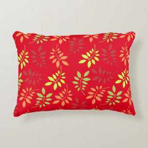 Colorful Autumn Leaves in Warm Tones Accent Kussen