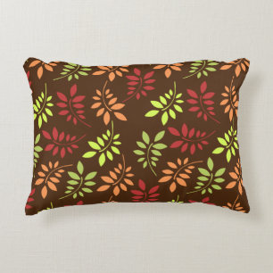 Colorful Autumn Leaves in Warm Tones Accent Kussen