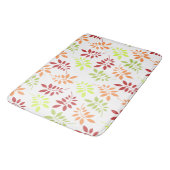 Colorful Autumn Leaves in Warm Tones Badmat (Gekanteld)