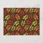 Colorful Autumn Leaves in Warm Tones Briefkaart (Voorkant)