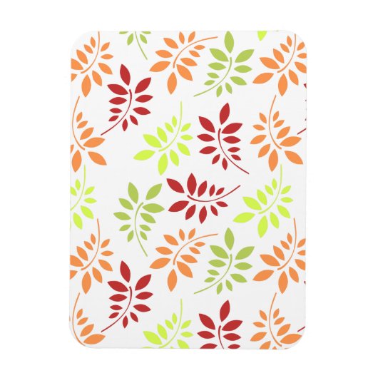 Colorful Autumn Leaves in Warm Tones Magneet (Verticaal)