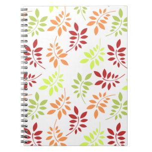 Colorful Autumn Leaves in Warm Tones Notitieboek