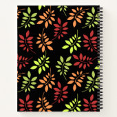 Colorful Autumn Leaves in Warm Tones Notitieboek (Achterkant)