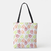 Colorful Autumn Leaves in Warm Tones Tote Bag (Achterkant)