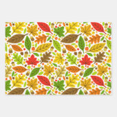 Colorful Autumn Leaves Inpakpapier Vel (Voorkant 2)
