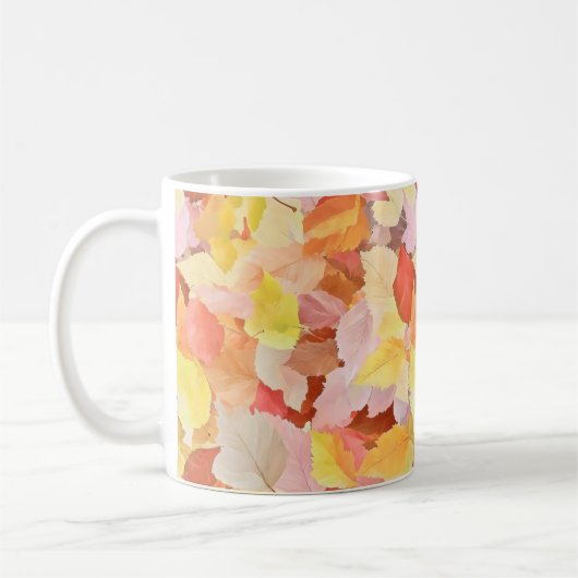 Colorful Autumn Leaves Koffiemok (Links)